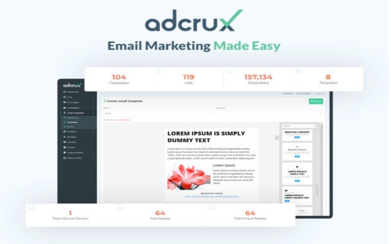 Adcrux – Email Automation &amp; Dedicated SMTP Provide